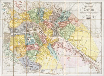 ベルリンの平面図Königlの許可を得て録音および描画されました。 JCSelterの科学アカデミー。